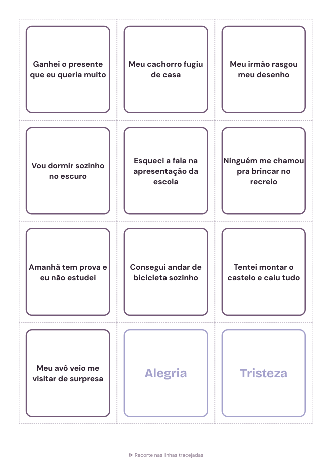 Cartas para recortar